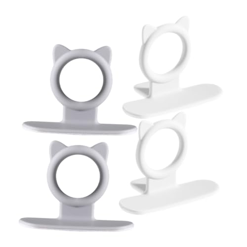 Yardenfun 4 piezas Elevador de Tapa Wc de Práctica para Abrir Asiento Sanitario sin Contacto Protector Higiénico para Baños Domésticos y Públicos