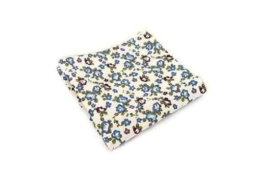 Elegant Cotton Handkerchief - Maddy Floral Pocket Square for Formal Events & Thoughtful Gifts