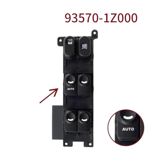 Interruptor de ventanilla delantera izquierda para Hyundai i30 e i30cw modelos 2008 a 2011 4