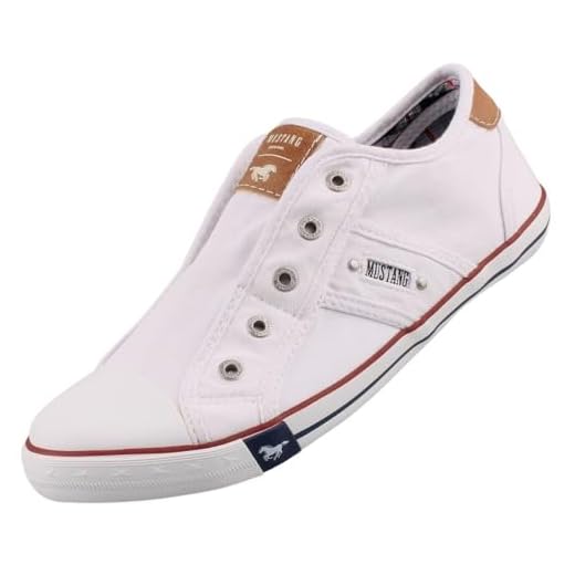 PUMA Damen Puma Smash Wns V2 L Sneaker, Weiß Puma White Puma White, 40 EU 5 MUSTANG Damen 1099-401-1 Slip On Sneaker, Weiß (weiß 1), 40 EU