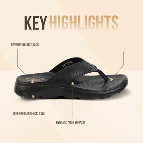 Image of Medifeet Broad Strap Cushioned Leather Slippers for Women