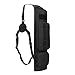 KRATARC Back Arrow Quiver Archery Field Quiver Shoulder Hanged Carry Hunting Target Arrow Quiver Bag with 2 Pockets (Black)