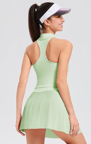 Image of AFZ Pleated Tennis Outfits Woman Polo Athletic Dresses Golf Clothes Athleisure Sets with Shorts