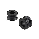 ポッシュフェイス(POSH FAITH) ポッシュ(POSH) アルミカラースプールタイプ 内径M8 厚さＴ=10mm (2個入り) ユニバーサル ブラック 141008-06