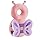 PandaEar Baby Protection Backpack, Toddler Walking Head Protector, Adjustable Head Protector Pad Cushion, Pink