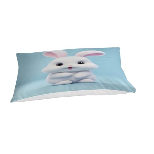 Parure de lit microfibre haut de gamme imprimé lapin chic