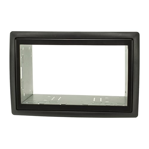 tomzz Audio 2445-036 Doble DIN Radio Panel Conjunto Compatible con Renault Megane II Scenic II año 2005-2009 Negro con Kit de instalación