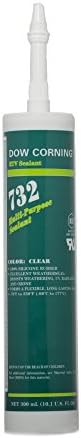 Dow Corning 732 Multi-Purpose Silicone Sealent, 300 ml Cartridge, Clear