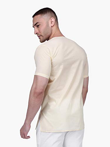 Image of Rajubhai Hargovindas Mens Casual Cotton Straight Kurta