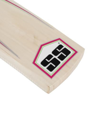 Image of SS Josh Size-6 KW Cricket Bat, 1000 Grams, Short Handle for Men, Premium Willow for Leather Ball, Lightweight, Strong Grip, Shock Absorption, Ideal for Professional Players