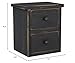 Black Distressed Wood Farmhouse Drawers Country Primitive Storage Décor