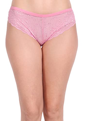 Image of FIMS - Fashion is my style Women Cotton Floral Lace Padded, Non-Wired, Full Coverage, Seamless Bra Panty Set, Multicolor, Lingerie Set