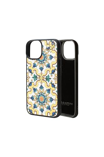 Coque pour iPhone en cuir véritable antichoc motif mamba ou amalfi
