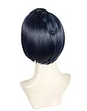 コスプレウィッグ 黄金の風 ブローノ・ブチャラティ ウィッグ かつら 高温耐熱 コスプレ cosplay wig ネイビー