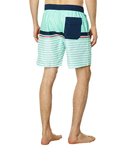 U.S. POLO ASSN. Stripe Swim Shorts Fresh Mint LG2