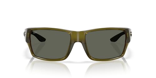 Image of Costa Del Mar Mens Tailfin Rectangular Sunglasses