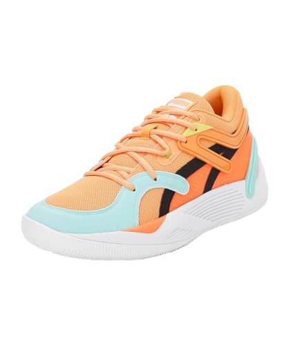 Image of Puma Unisex-Adult TRC Blaze Court Clementine-Ultra Orange Basketball Shoe - 9UK (37658223)