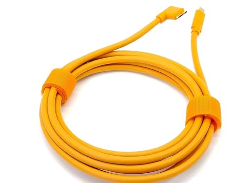 Pidwaok Type-C - Micro B テザリングケーブル 3m 高速USB 3.0 デジタル一眼レフカメラ テザー撮影 & データ転送用