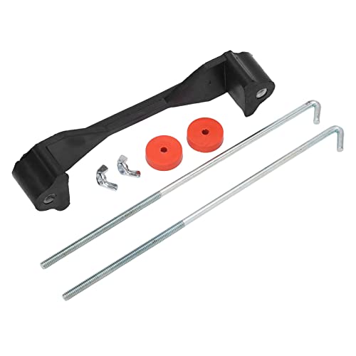 Kadimendium Soporte de Sujeción de Batería, Barra Transversal Universal con Pernos J de 10 Pulgadas para Baterías 55AH 60AH 68AH 70AH 72AH 85AH, Kit, Soporte,
