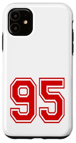 �i���o�[95 Red Sports Team Style �X�}�z�P�[�X iPhone 11 �p
