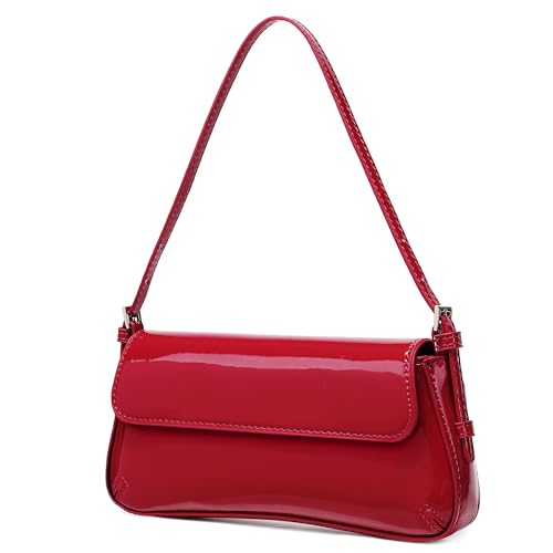 Women's Small Retro Vintage Vegan Leather Flap Shoulder Bag3