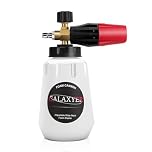 GALAXYER Snow Foam Cannon, 1000ml Heavy Duty Snow Foam Gun Sprayer Car Blaster Wide Neck Adjustable Thick Foamer for Pressure Washer with 1/4'' Quick Connector