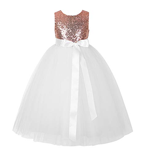 ekidsbridal Heart Cutout Sequin Formal Flower Girl Dress Toddler Girl Dresses 172seq2