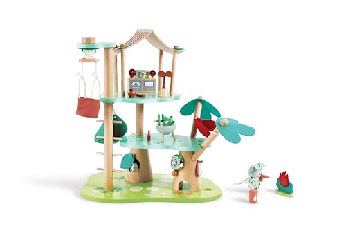 Hape Kiki's Treehouse Headquarters Dollhouse Toy