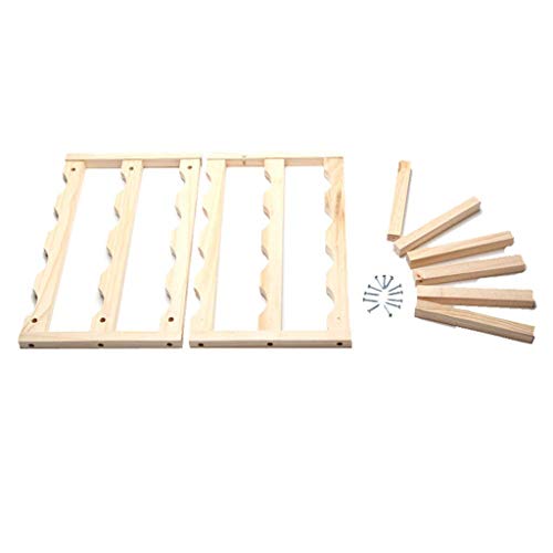 Soporte para vino de madera para 12 botellas miniatura 4