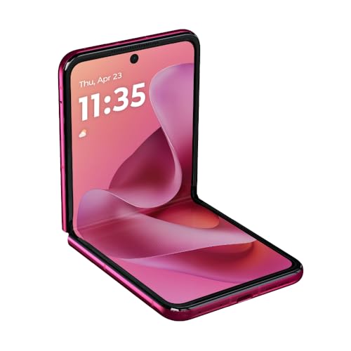 Image of Motorola Razr+ 2025 | Unlocked | Made for US 12 /256GB | 50MP Camera | Hot Pink