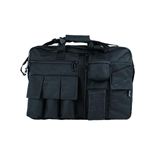 Mil-Tec Men's Cargo Backpack, Black, Standard Size