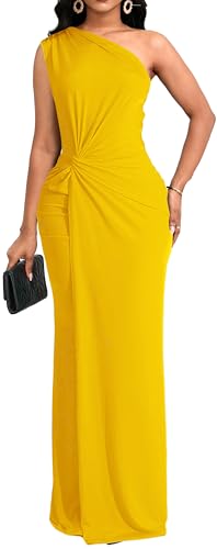 Image of SxClub Formal Dress for Women Cocktail Sexy Bodycon Sleeveless Evening Party Floor Length Long Prom Dresses