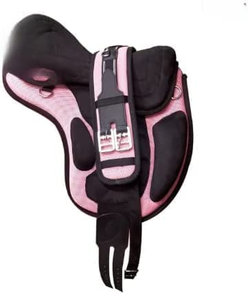 WILD RACE Freemax Treeless Saddle, Available in 13 Colors 9 Sizes (13", Light-Pink) โ image 1