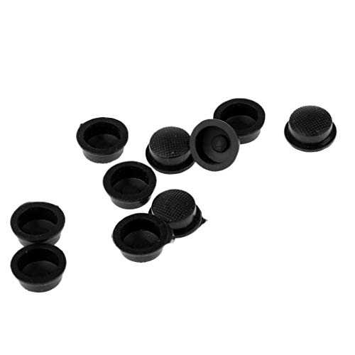 10x 18650 led懐中電灯トーチランプライトテールスイッチボタンカバーキャップ黒
