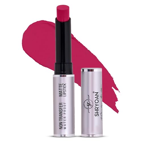 Image of Shryoan Velvety Matte Non-Transfer Lipstick I Long Lasting Stay with Non-Transfer Formula | Smudge & Water Proof (3.5 gm)