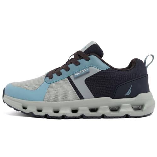 Image of Nautica Mens Running Sneakers Sport Fashion Lace-Up Athletic Soft Shoes for Gym Tennis Men - Cushioned, Breathable, Lightweight & Comfortable