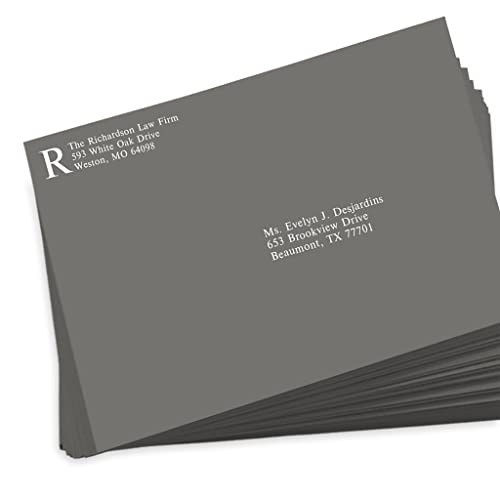 9 x 12 kopert do książek - Smoke Gray (50 Qty.) by LUXPaper