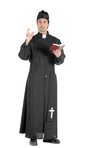 Prete costume travestimento uomo adulto (Taglia XL)