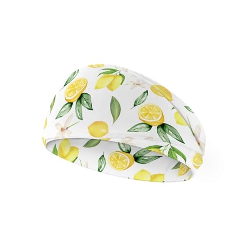 ORGYPET Lemon Football Headscarf Boys Fashion-Forward 2024 Trendy Sports Headbands for Boys Children's Sports Headscarf Kids Sweat Bands Moisture Wicking Workout Headbands