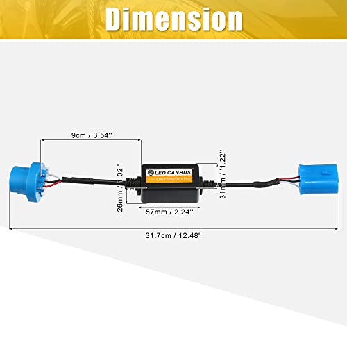 Par de decodificadores Canbus X AUTOHAUX 9004/9007 para LED miniatura 3