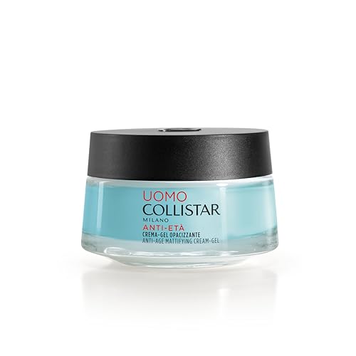 Collistar Crema Gel Viso Uomo, Opacizzante Anti-Età Quotidiano, Texture Leggera,