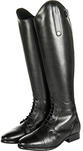 Pantalon d'équitation adulte HKM Valencia Teddy 4000315904013 vêtement cavalier noir 42