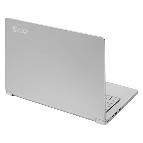 Evoo 14.1” Ultra Slim Notebook - Elite Series, FHD Display, AMD Ryzen 5 3500U Processor with Radeon Vega 8 Graphics, 8GB RAM, 256GB SSD, HD Webcam, Windows 10 Home, Silver, EVC141-12SL
