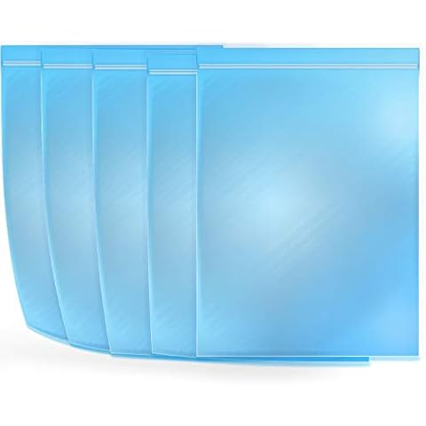 VCI Rust Prevention Anti Tarnish Zip Lock Storage Packaging Bag for Weapon Jewelry,Metal Protection Seal Ziplock Parts Bags, Anti Corrosion, Moisture-Proof (Medium 9.4"x13.3"x4mil 5pcs) Cover