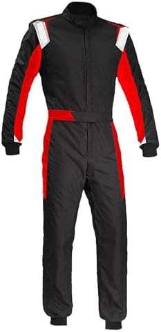 Jueshanzj Kart Racing Suit One Piece Track Racing Suit Karting Suit