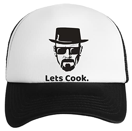 Heisenberg Head Lets Cook Breaking Bad Gorra Clásica De Béisbol para Niños y Niñas Unisex Ajustable Snapback Baseball Cap Kids