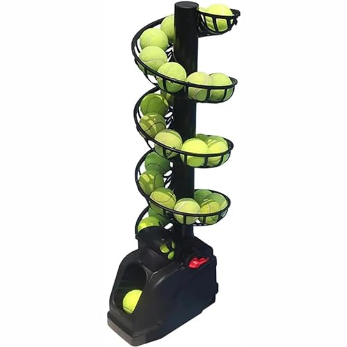 GYQSSD Portable Tennis Ball Tosser, Automatic Tennis Ball Machine, AutomaticTennis Ball Launcher for Beginners/Kids/Coaches/Home-Court, Can Hold Around 30 Balls