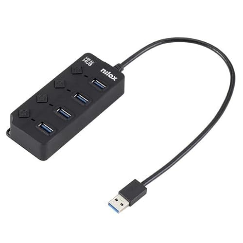 Nilox - Hub Usb 4-3.0 Switch