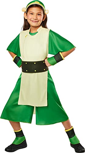 Rubies Girl's Avatar: The Last Airbender Toph Beifong Costume, As Shown, Medium