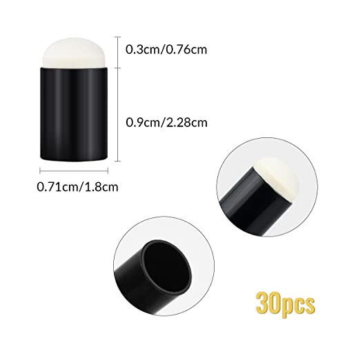 30 Pcs Craft Finger Sponge Daubers Drawing Project Finger Painting Sponge Set For Card Making, Painting, Stamping, Ink #TOP1